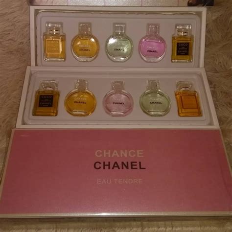 set de mini perfumes chanel|chanel miniature perfume gift set.